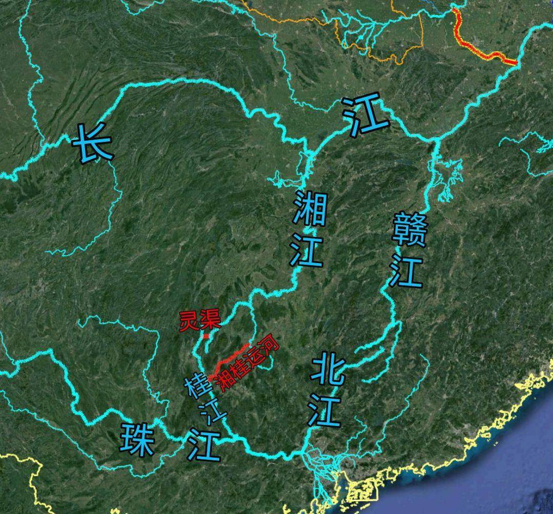 湘桂大运河2线规划图图片