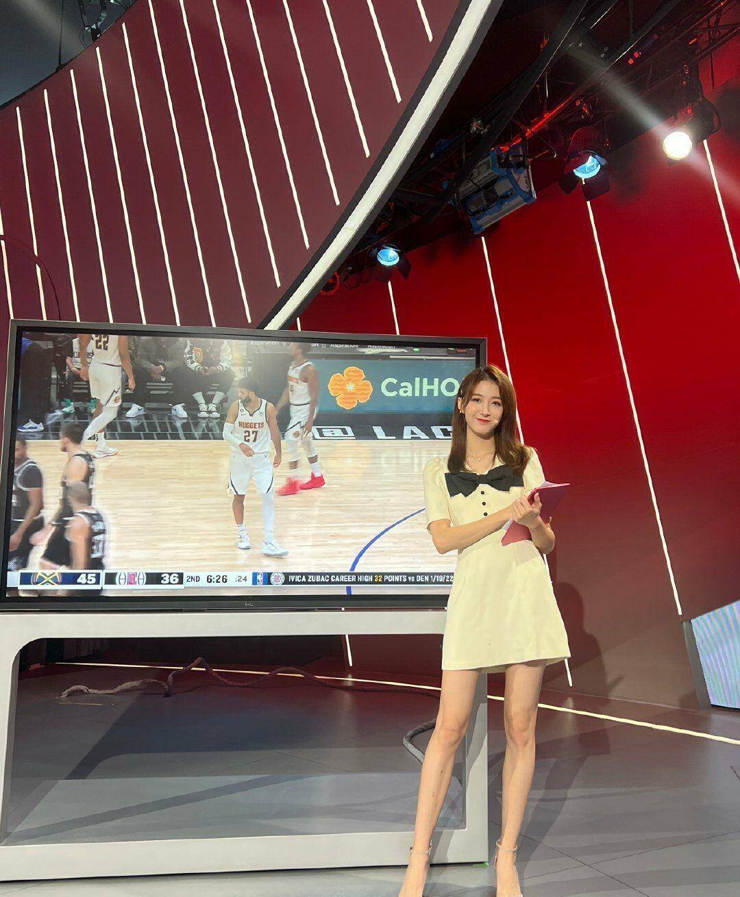 腾讯NBA女主播吴迪图片