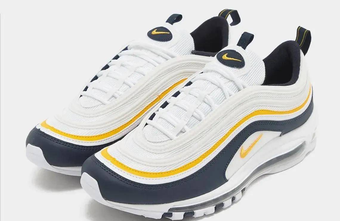 密歇根色彩装饰这款nike air max 97_swoosh_鞋舌_白色