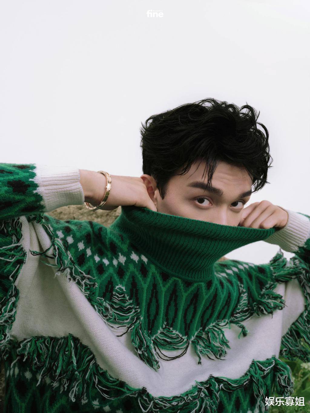 吴磊时尚先生fine七月刊封面,少年感与男人味的极致碰撞_轮廓_线条
