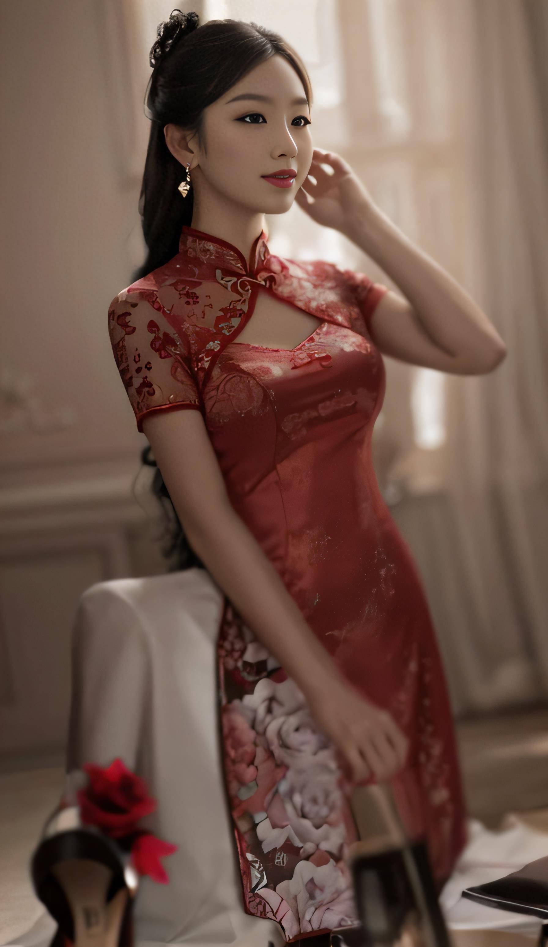 性感又优雅,展现完美性感身材