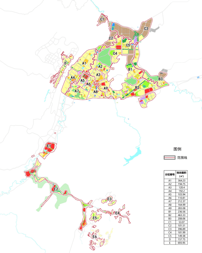 本次规划范围为南川区城区,包含隆化片区,东胜片区,北固片区,永隆山