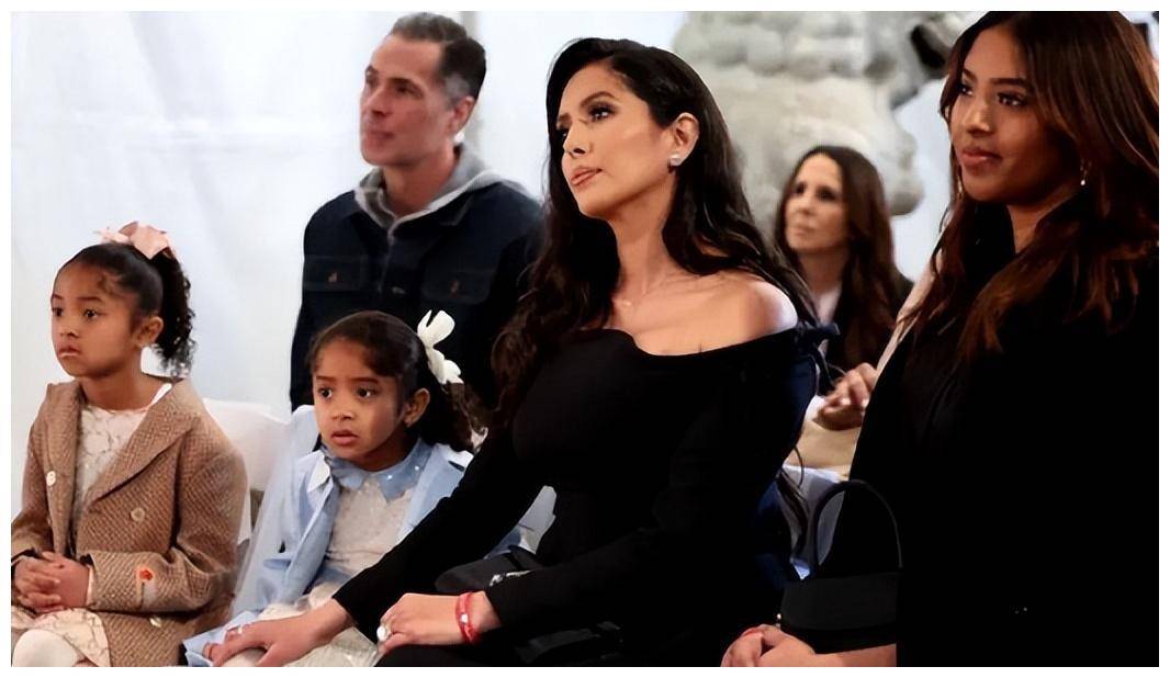 41岁瓦妮莎穿科比球衣,长发垂腰迷人!