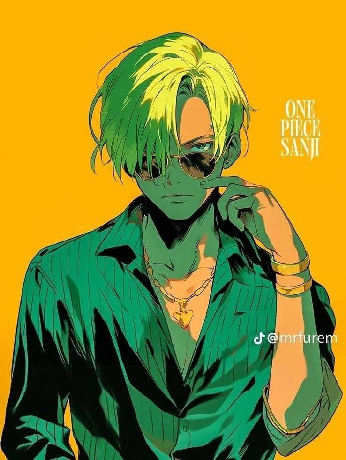 草帽团全员戴墨镜拍时尚大片,娜美短发美哭了,乌索普极限反杀_造型