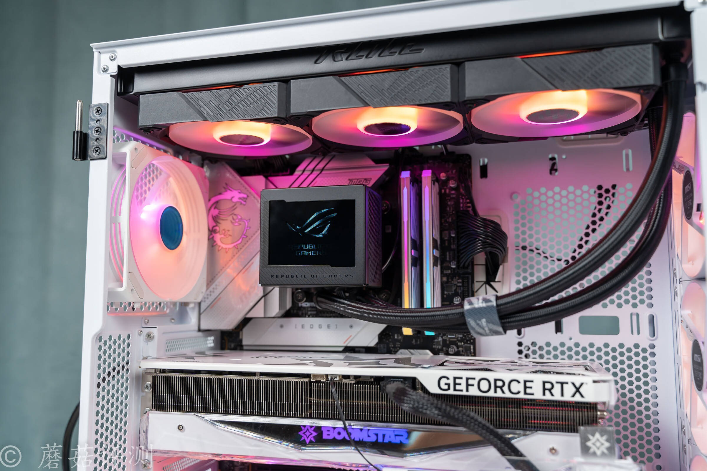 细节小修小补,散热性能提升翻天覆地,华硕rog龙神三代360 argb一体