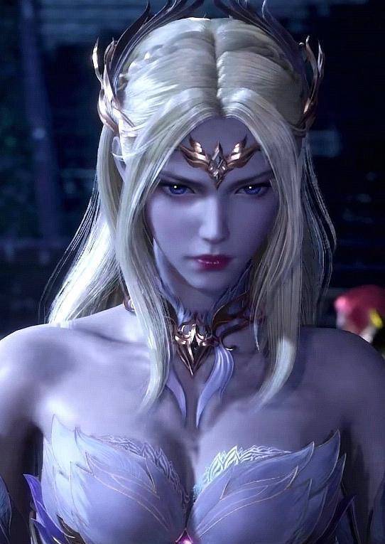 斗罗大陆:千仞雪穿衣大胆,紫色裹胸服饰很惊艳,粉丝可真会截图_角色