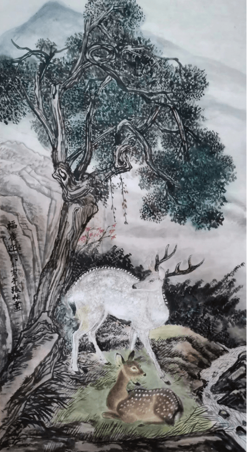 心灵与自然的对话——观著名书画家张林佳作_美术家协会_艺术_山东