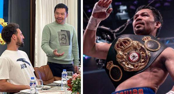 1米69帕奎奥同框nba巨星,拳王捞金从政,1家7口陪伴_菲律宾_身材_身高