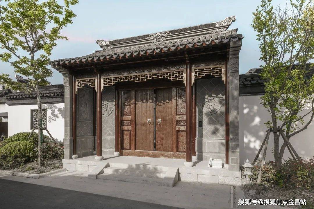 入户门头形式二▲单体建筑立面混搭风【园林景观】苏式园林,魅力