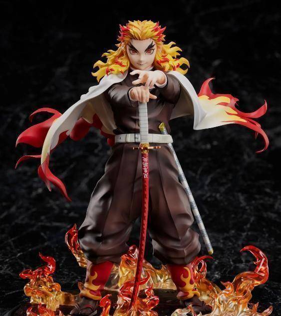 鬼灭之刃:定价破千的炎柱炼狱杏寿郎手办大哥不错很有精神_比例_整体