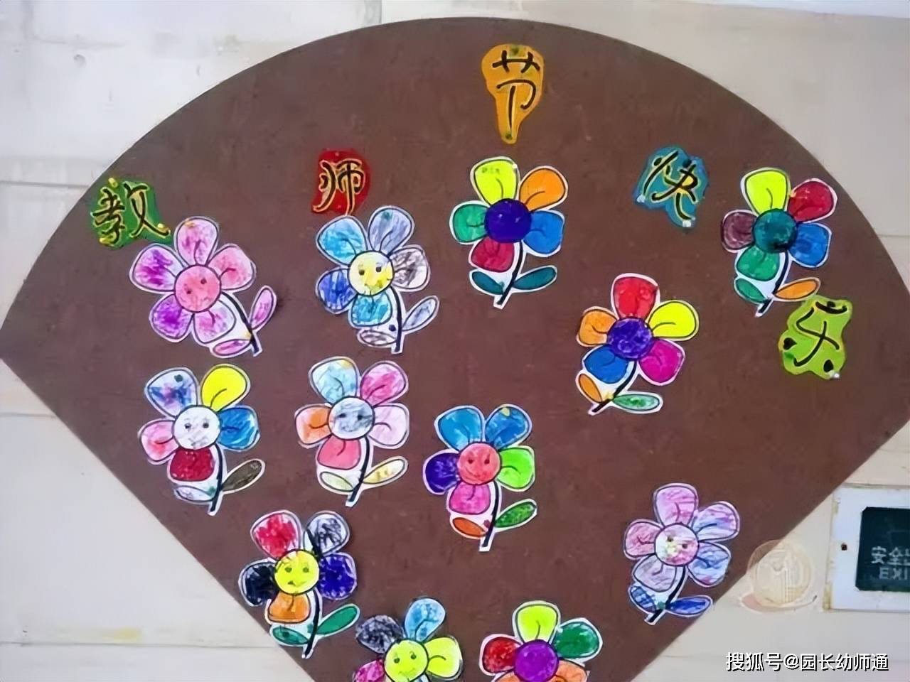 幼儿园教师节主题环创作品集,含展板,主题墙,走廊墙壁等,幼师收藏!