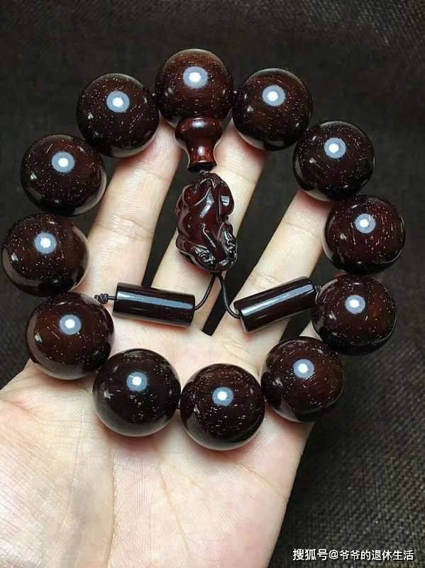 小叶紫檀手串之真假金星_导管_进行_市场