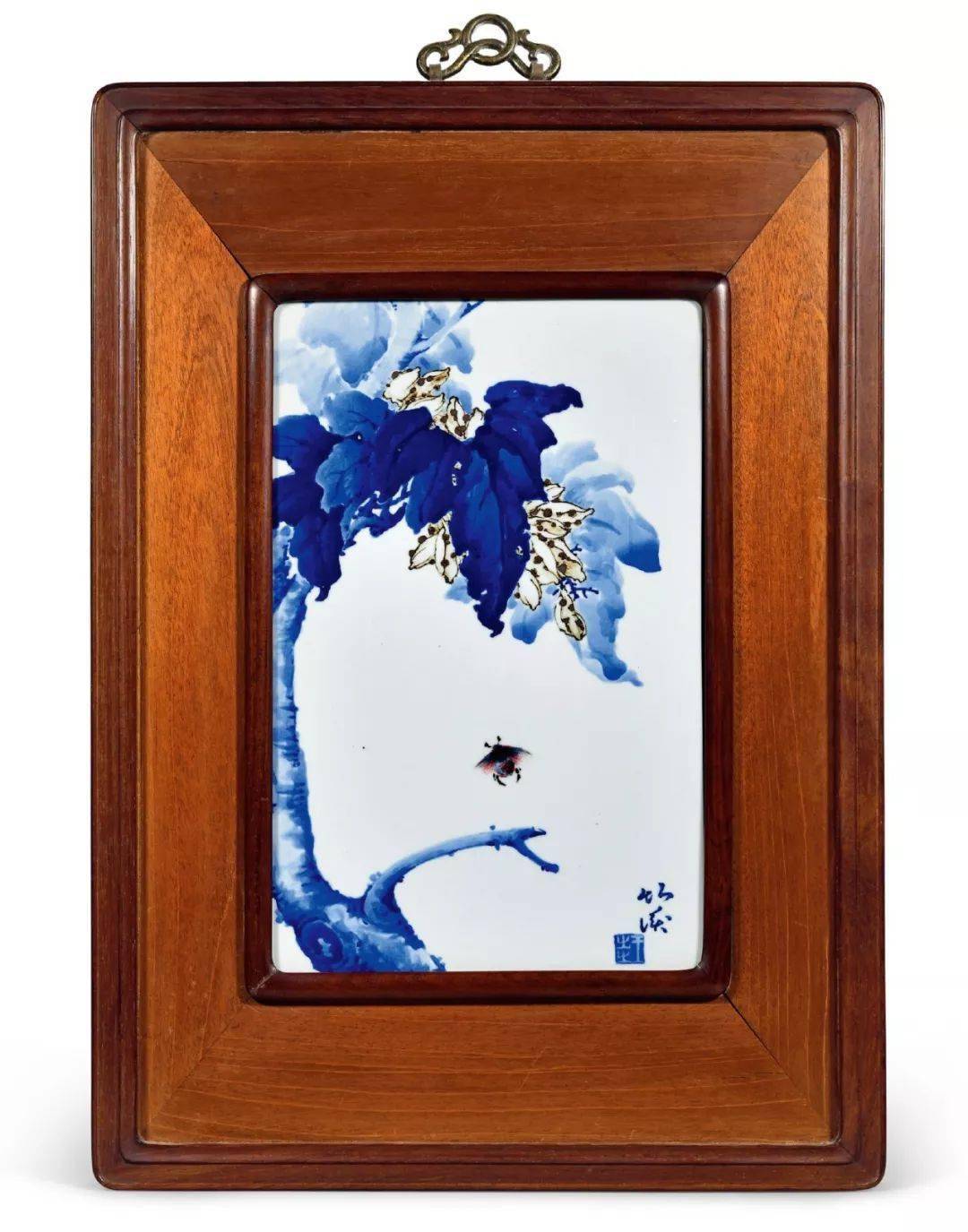 王步青花瓷器瓷板画作品真品图片赏析_中国_创作_先生