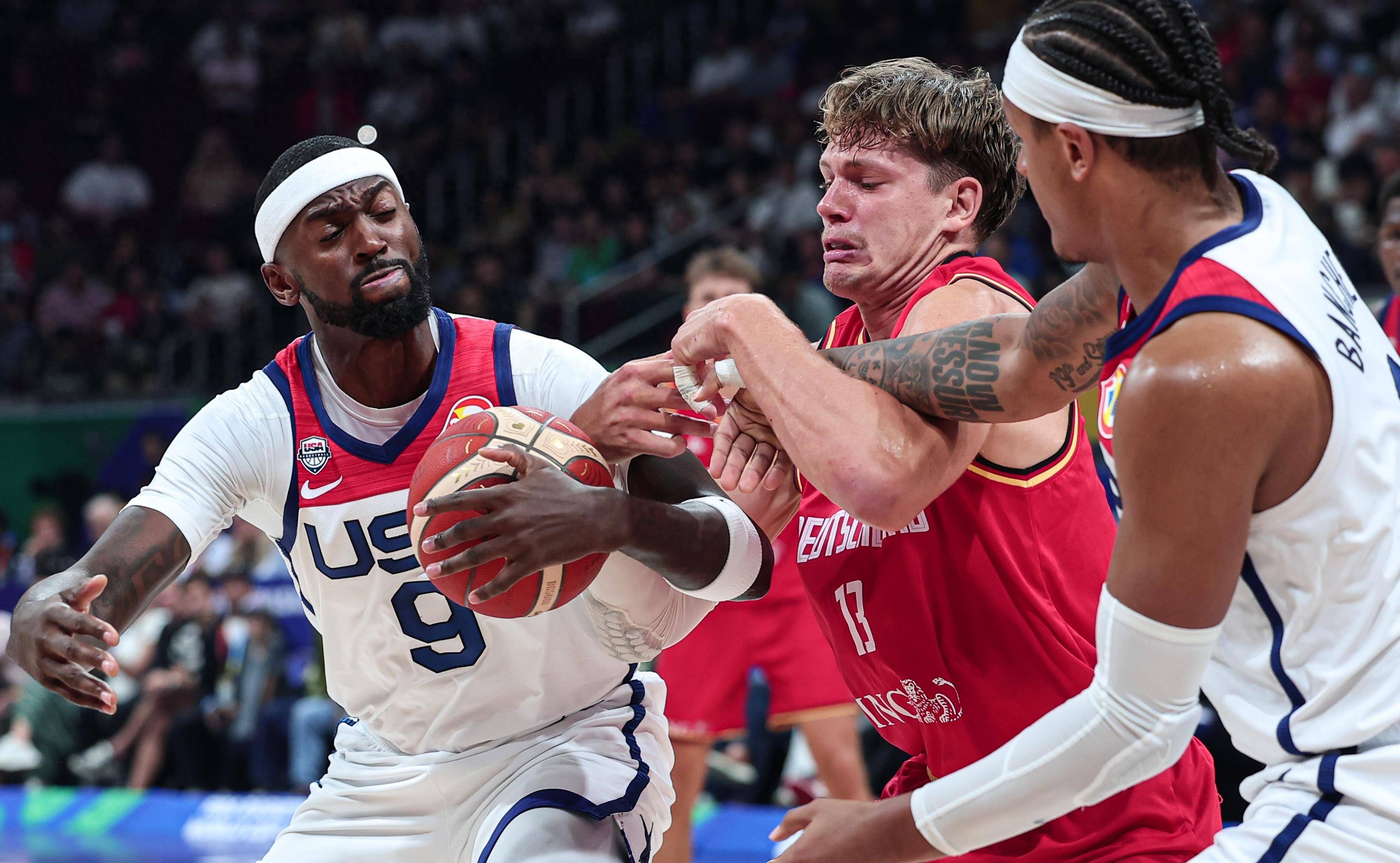 (体育)篮球世界杯-半决赛:德国队晋级决赛(2)_新华社_美国队_比赛