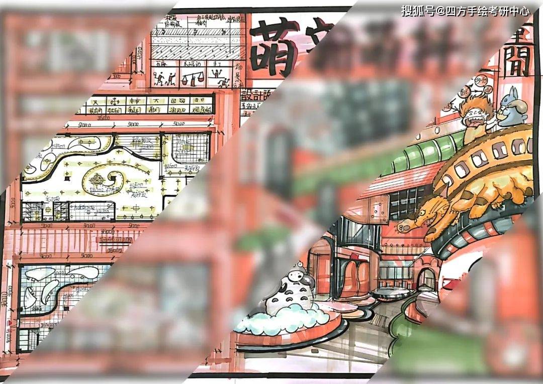 【环艺考研班】四方手绘南京校区2023暑假班学员作品分享!