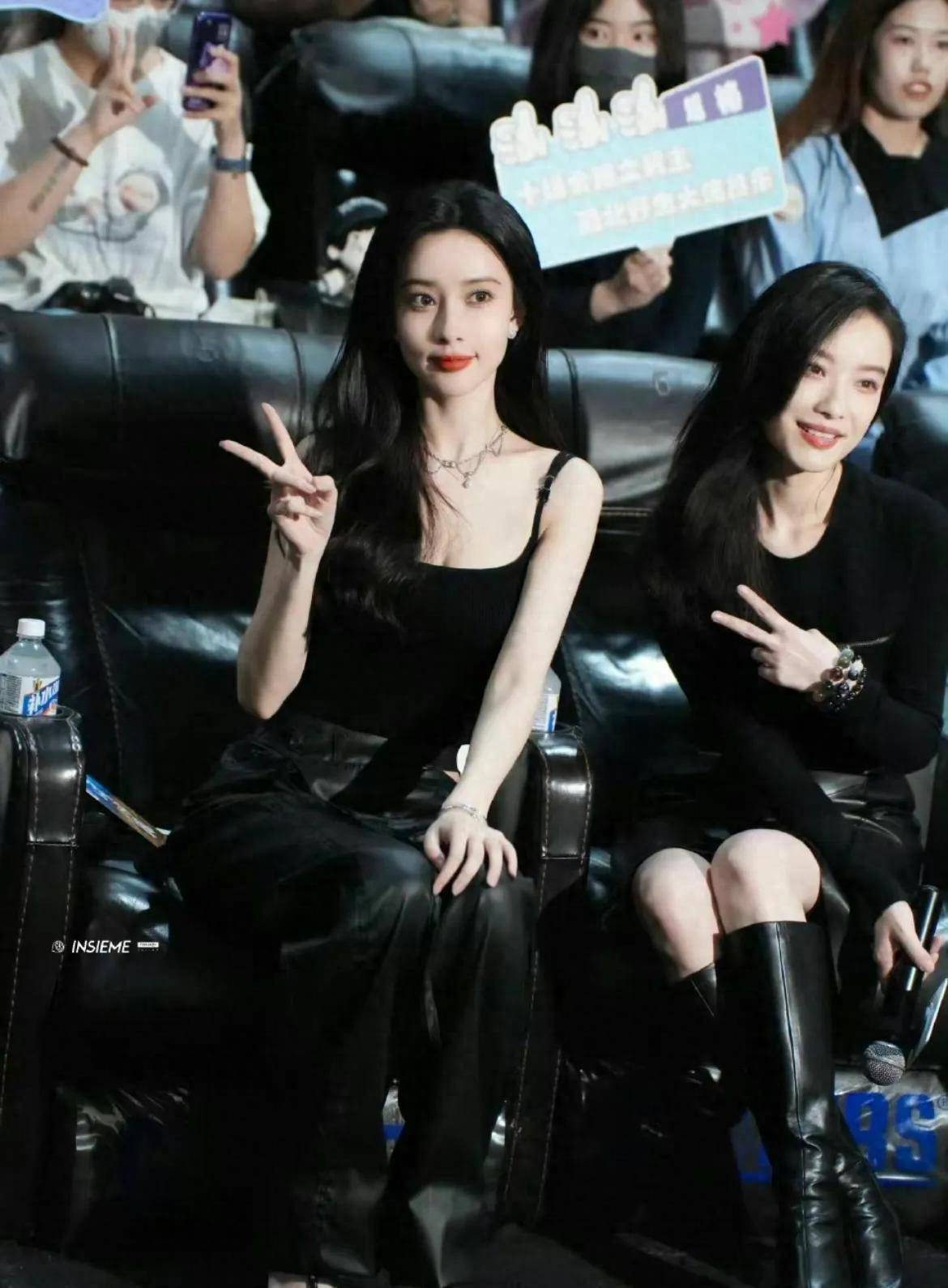 35岁倪妮和27岁孟子义同台,颜值同层次,身材暴露出年龄差距在哪_合作