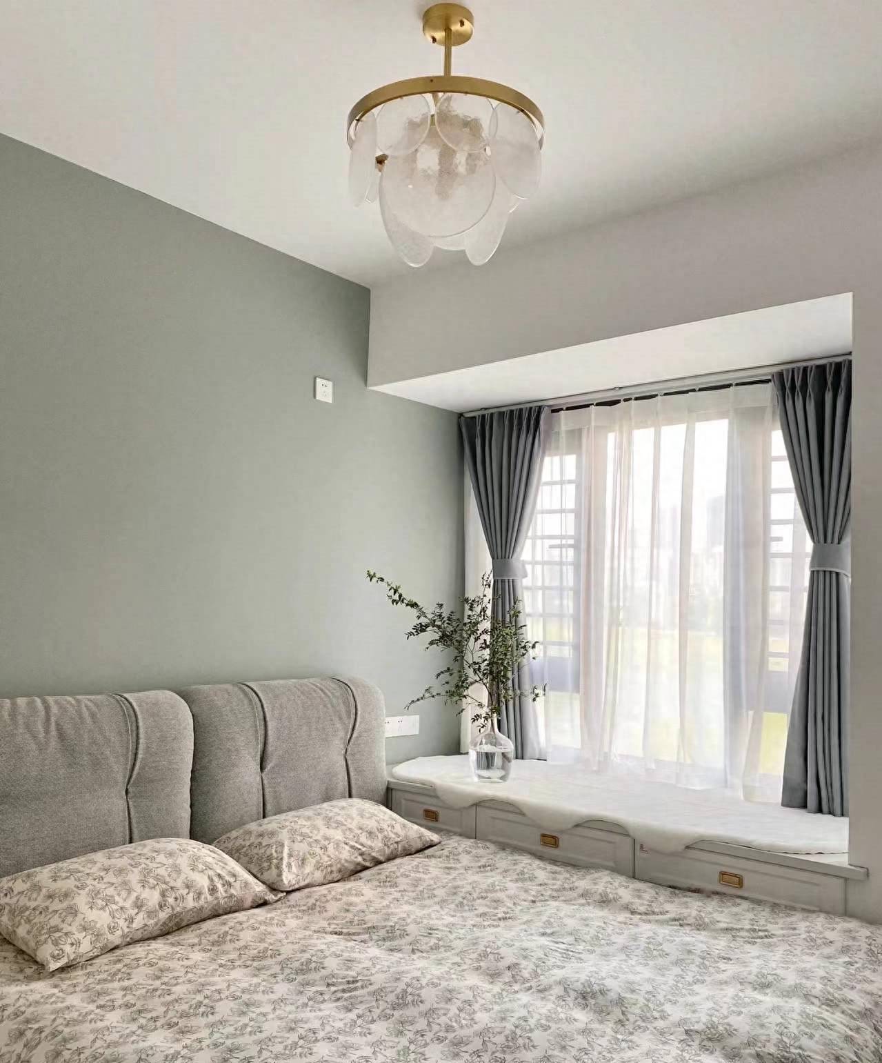 看看她家,全屋乳胶漆不造型,好看又不易过时_显得_空间_设计