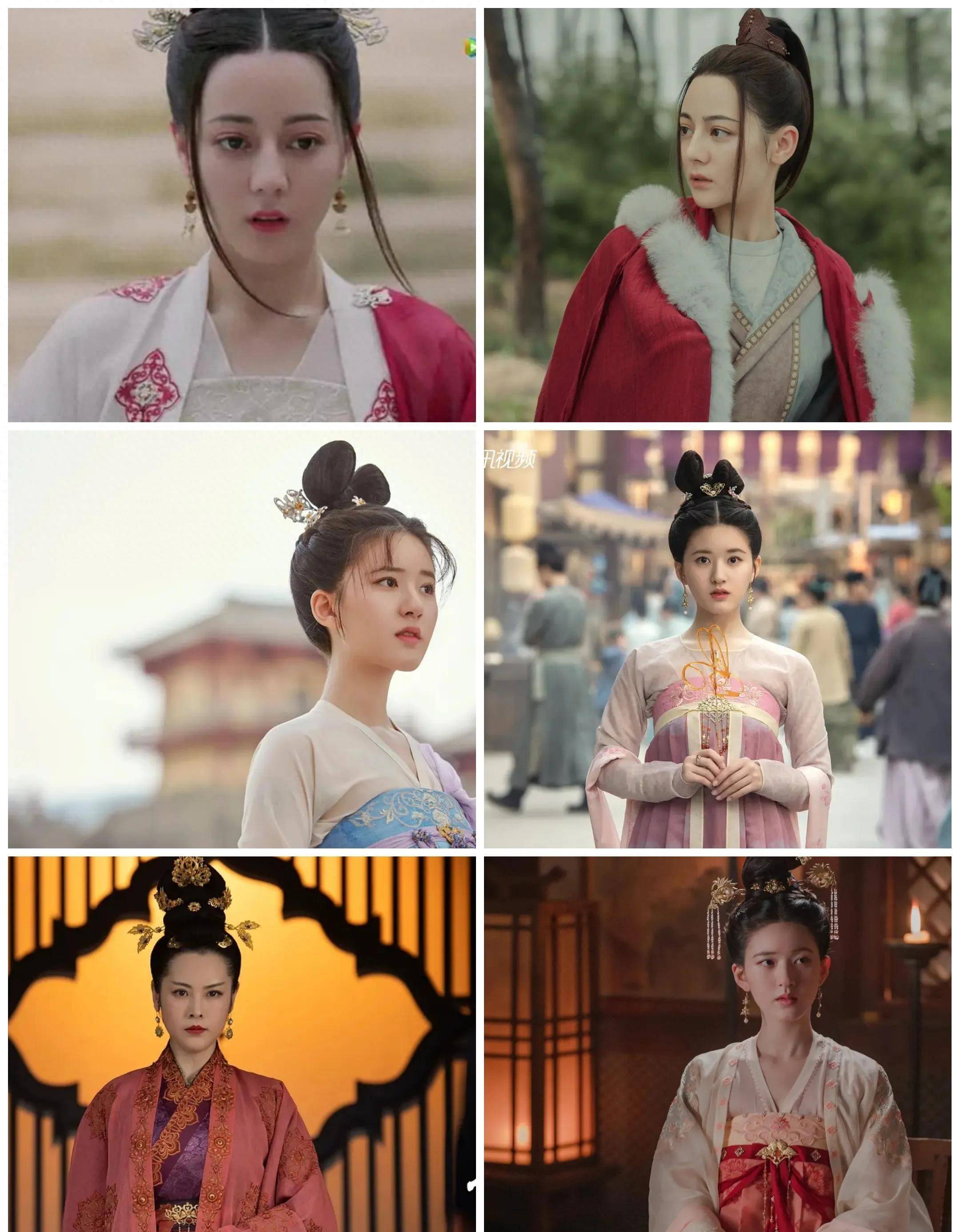 影视剧唐朝造型已落寞消失,华丽服饰不再用,高仿塑料珠子到处用_发型