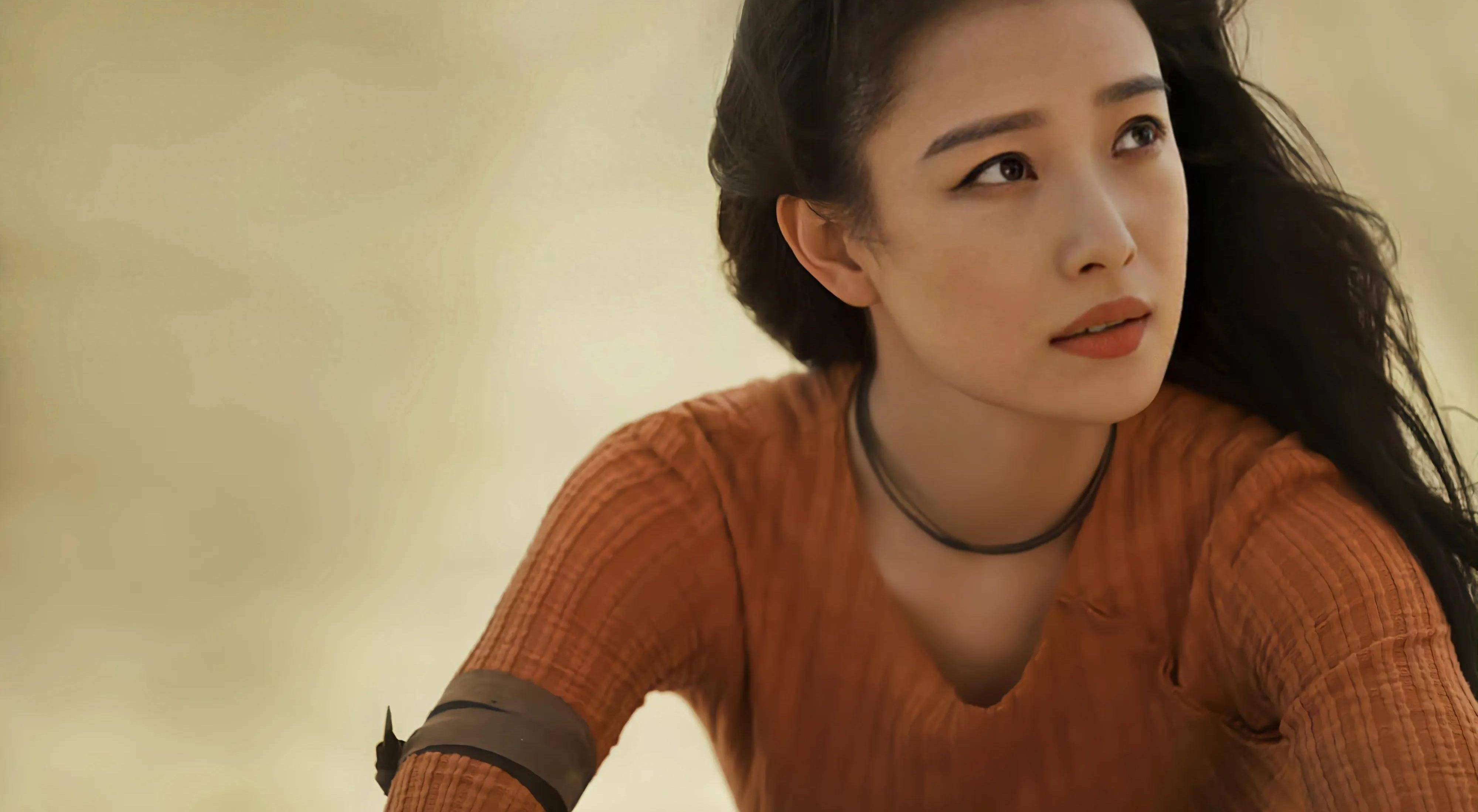 《西出玉门》开播7天,倪妮再被电视点名,只怪这个镜头太绝了_叶流