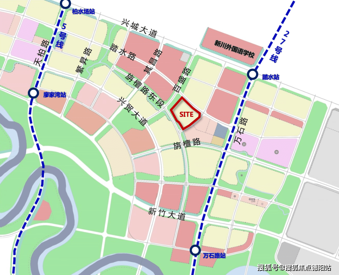 新都三河场地铁TOD规划图片