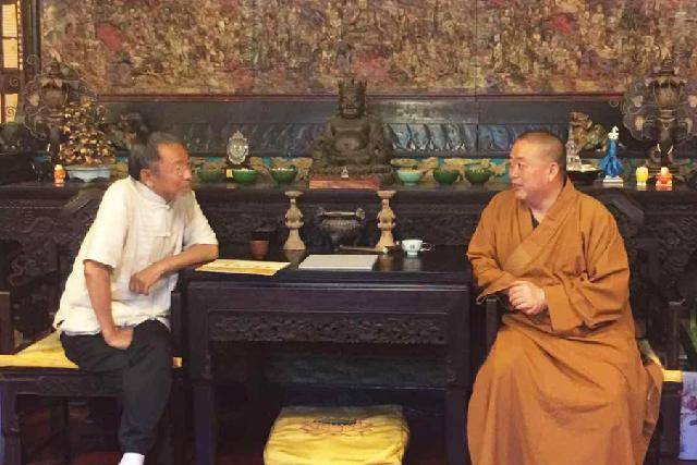 少林寺方丈室,释永信就在屋内,出入门口却有2位保镖看守_佛法_文化