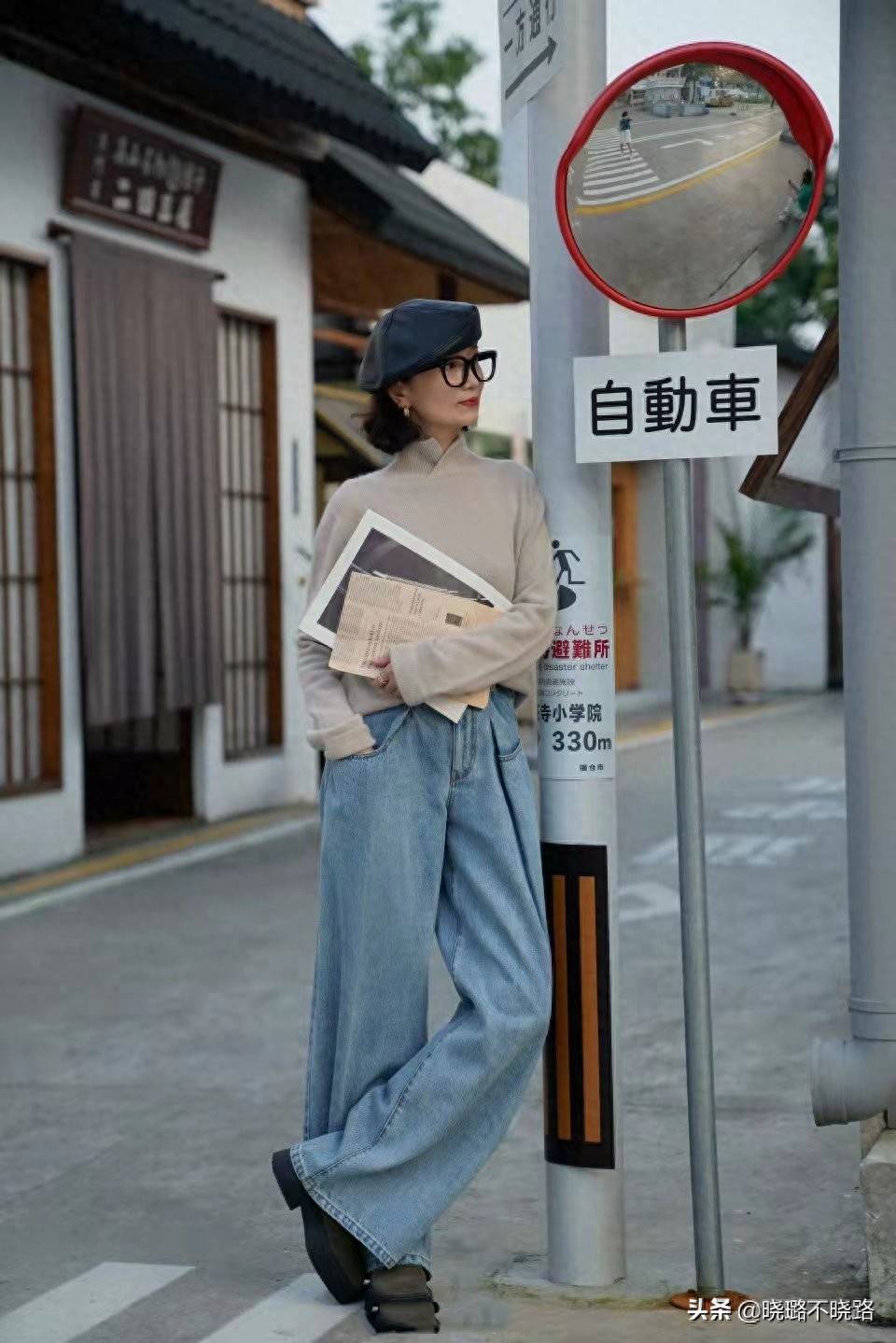 学学三木妈,真优雅_鞋子_风格_帆布鞋