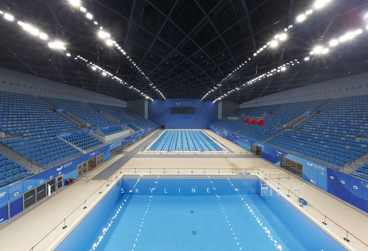 杭州奥体中心游泳馆图片