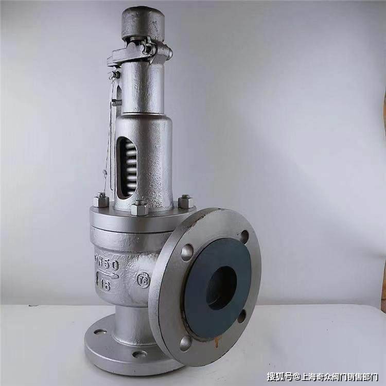 带扳手法兰式碳钢不锈钢弹簧敞开式安全阀a47y_制药_市政_食品