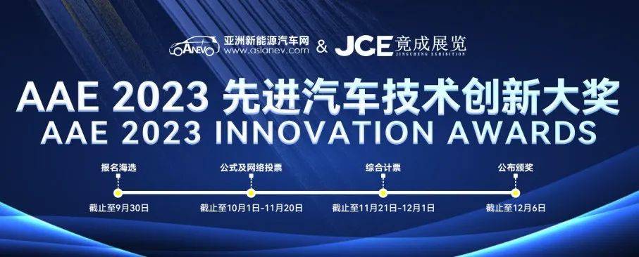 年度重磅 | AAE2023创新大奖投票开启，中国汽车供应链企业评选排行榜