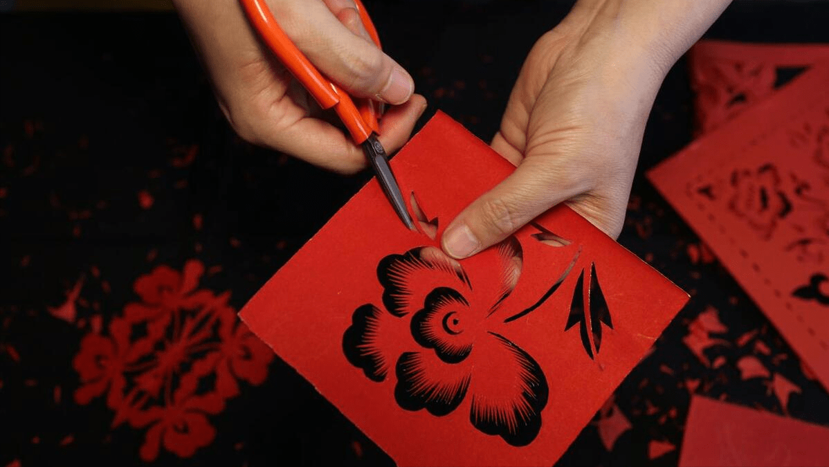 胶东非遗:海阳剪纸_制品_窗花_创作