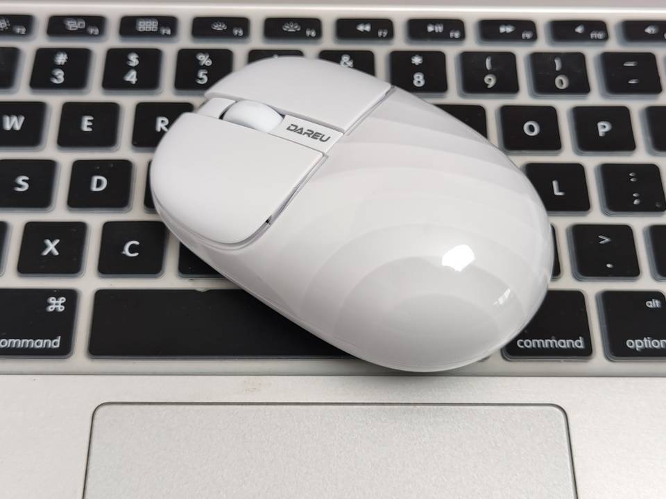 适合女生使用的达尔优水波纹无线鼠标既好看又好用!
