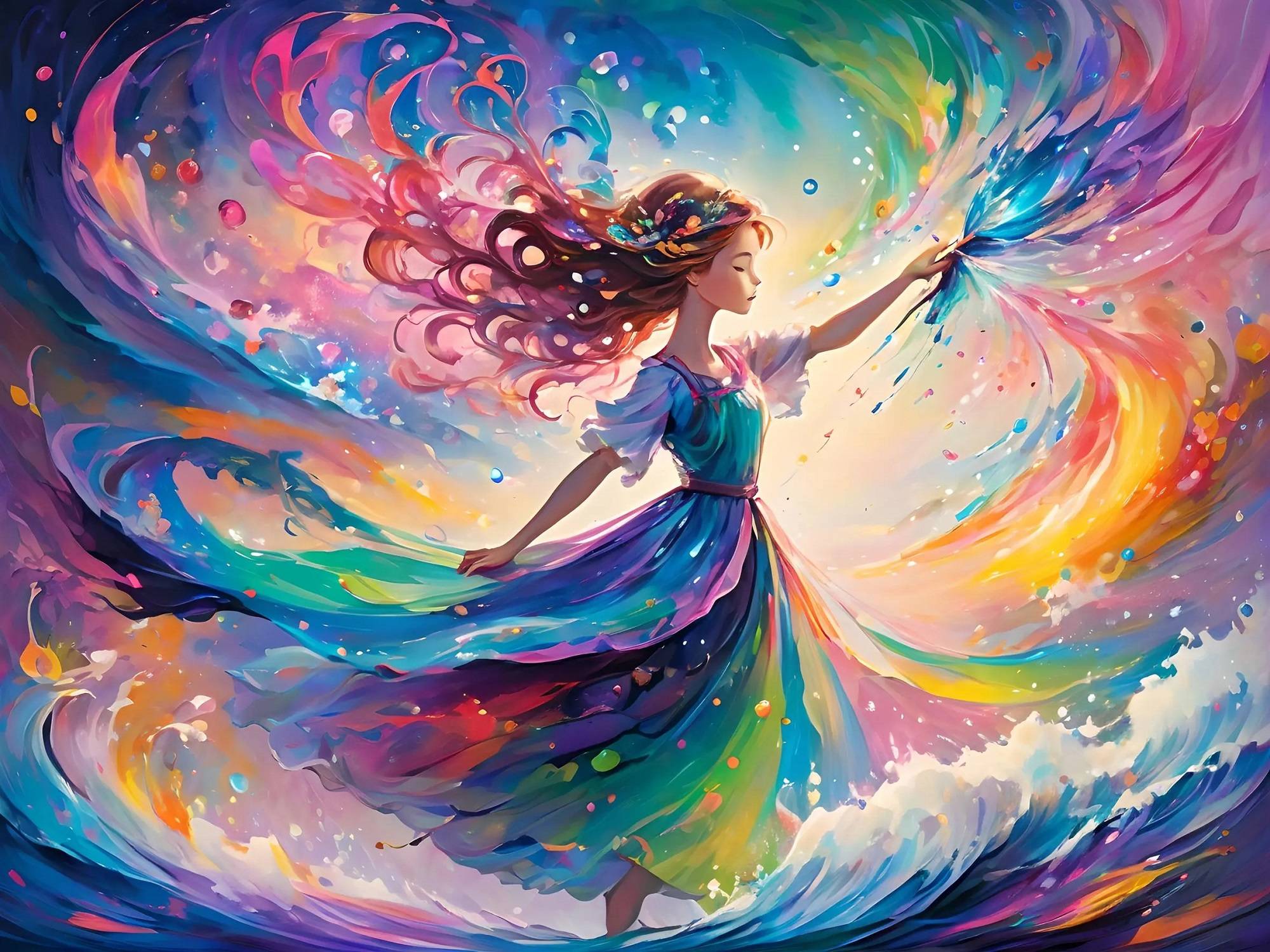 创绘幻想童话世界:ai绘画,童心之笔_色彩_梦幻_创意