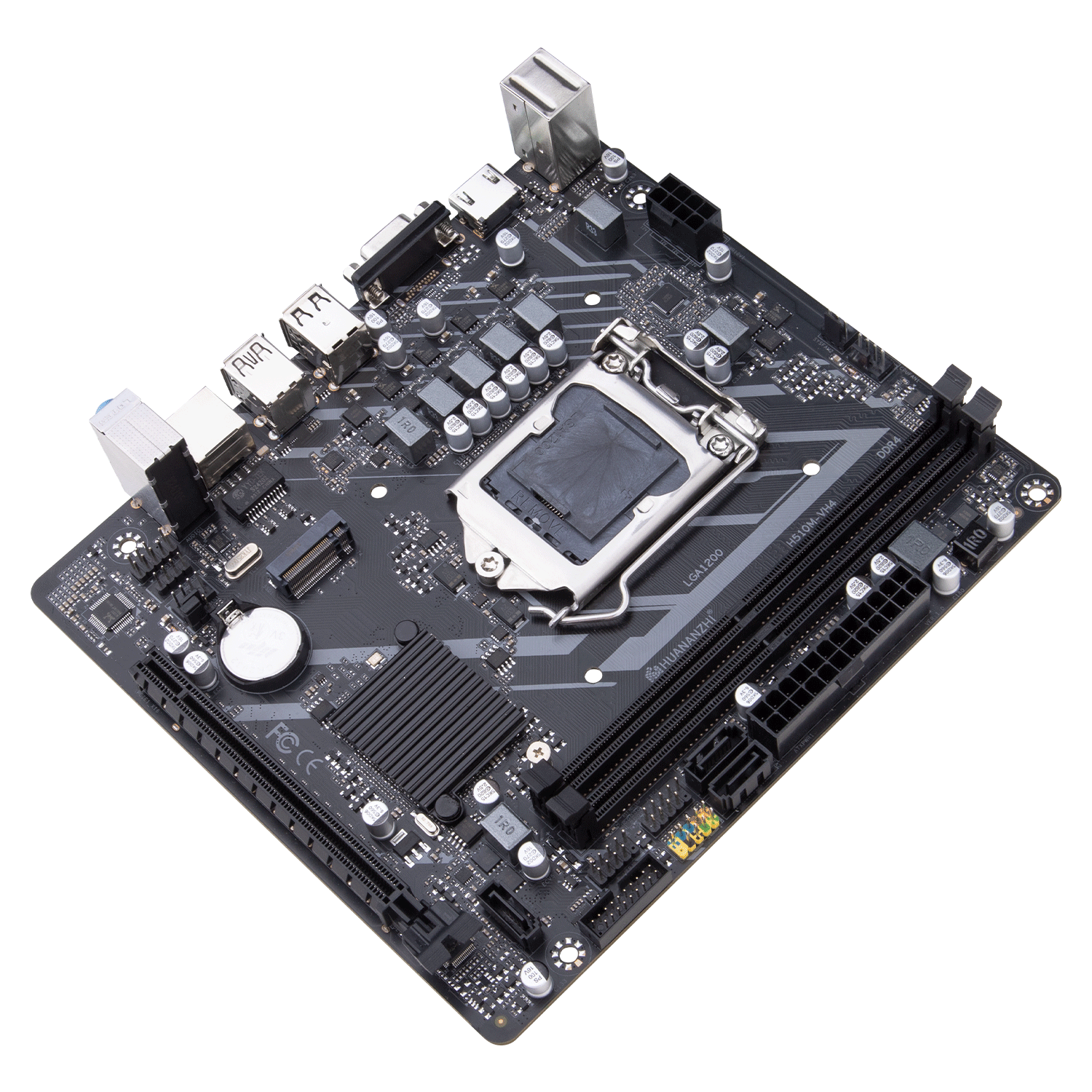 实测华南h510m-vh4主板 10400处理器 蓝戟a770显卡!