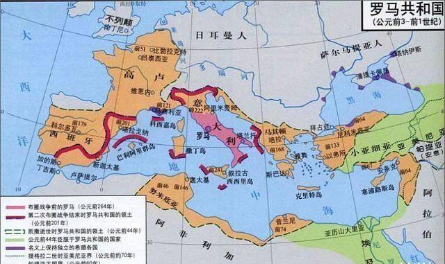 凯撒执政期间打下的罗马版图他加强中央集权制,巩固统治基础,加速了