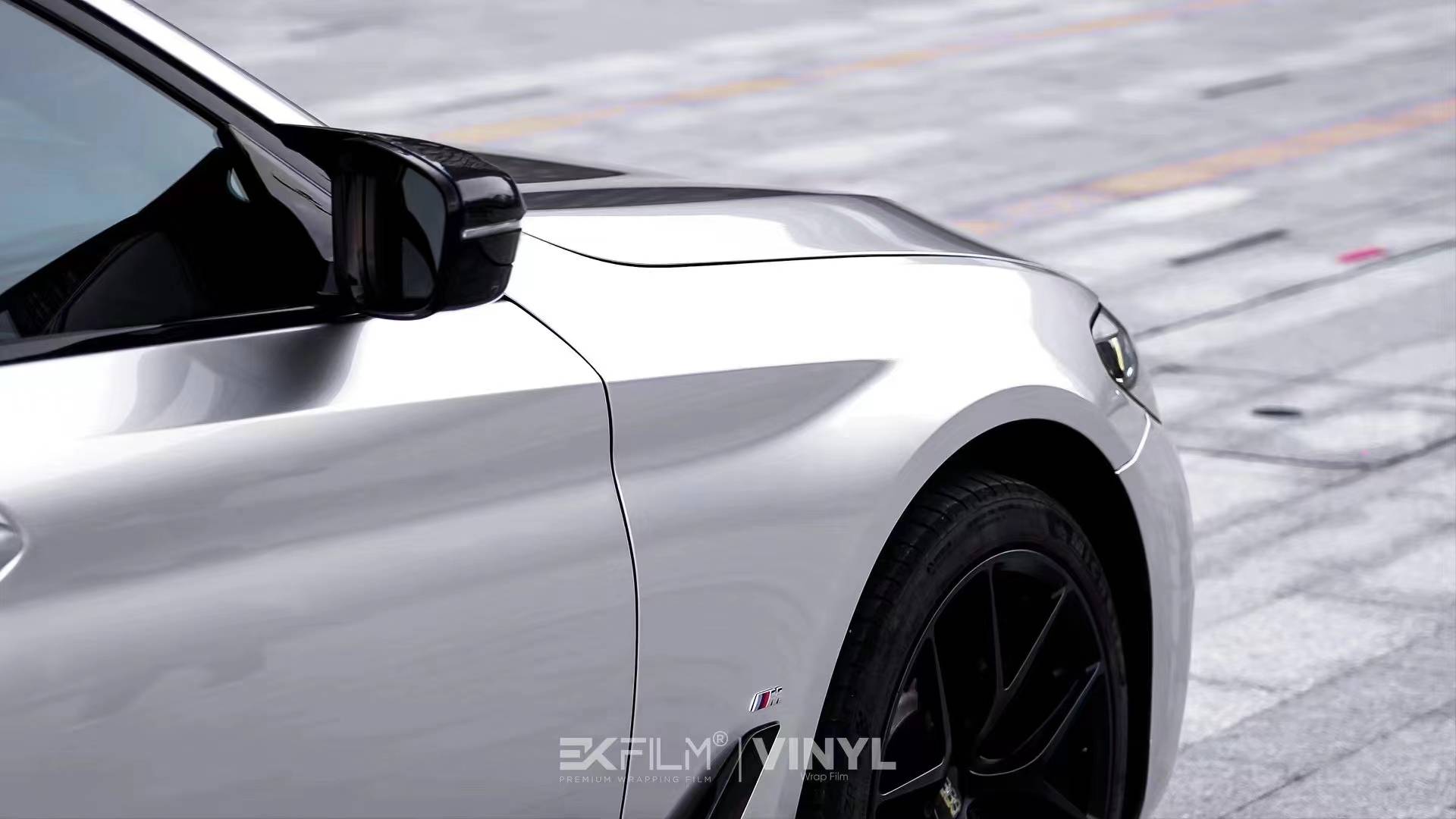 宝马5系-ek改色膜液态星瀚银,冷峻又高冷的色调_搜狐汽车_搜狐网