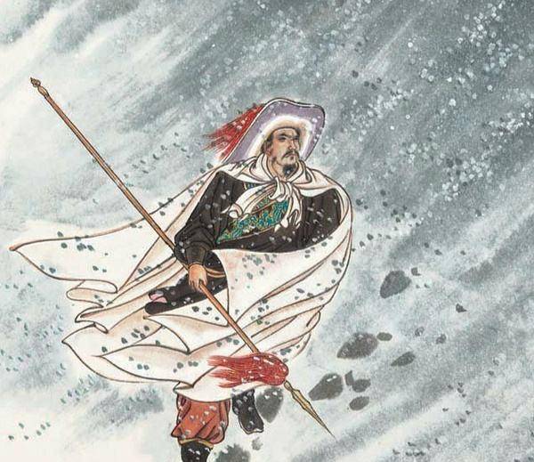 在漫天风雪中,提枪远去的苍凉背影林冲被压在社会金字塔的最底层,在