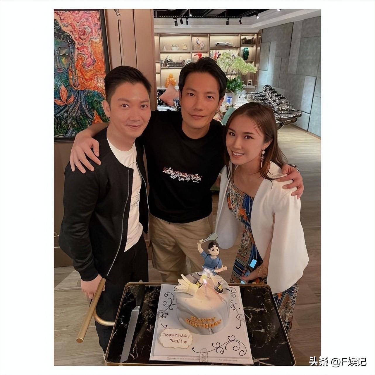 刘嘉玲关之琳紧贴搂着合影显联系好_丁子高_儿子_网友