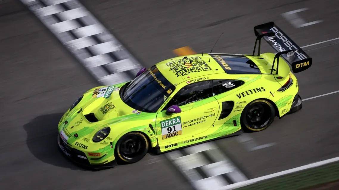 preining 以满分表现加冕2023赛季dtm年度冠军_保时捷_manthey_赛车