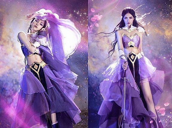 离开小猪后周扬青越来越美,cos紫霞仙子惊艳全场,双腿让人心动_罗志祥