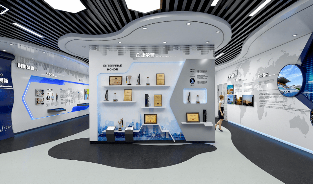 国源展览:展厅设计中荣誉墙应该怎么做_内容_布局_元素