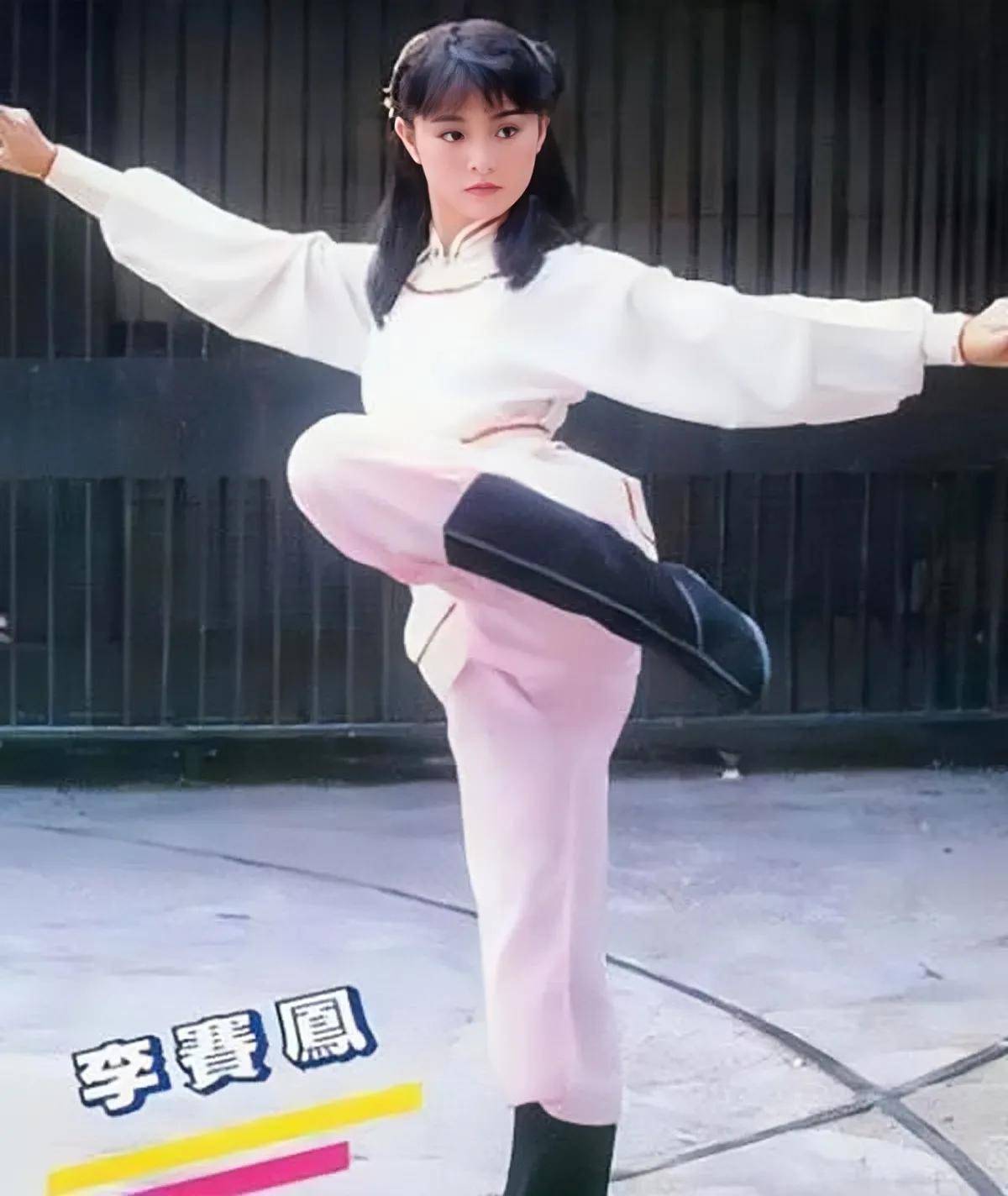 在1995年,樊少皇主演的《南拳北腿》中,李赛凤出演黄麒英的女子田慧男