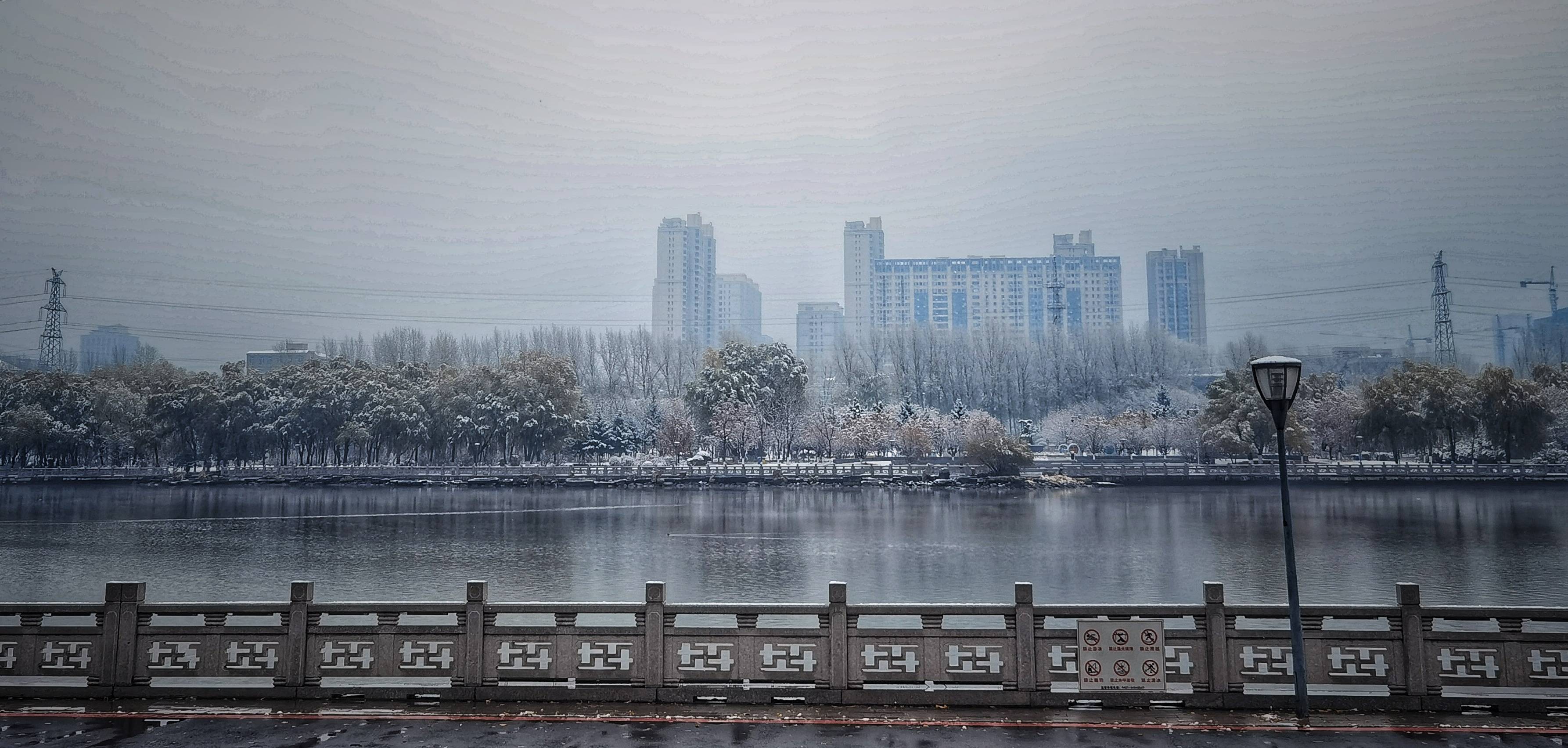 长春第一场雪景图片图片