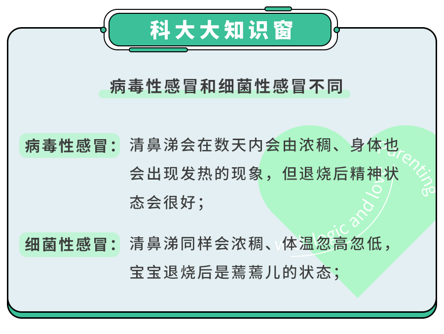 孩子流鼻涕,有哪些潜在病状？