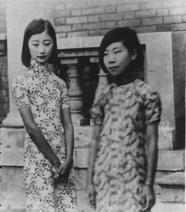 旧照:穿和服的末代皇后目光呆滞,草坪上的川岛芳子笑靥如花_溥仪_文绣