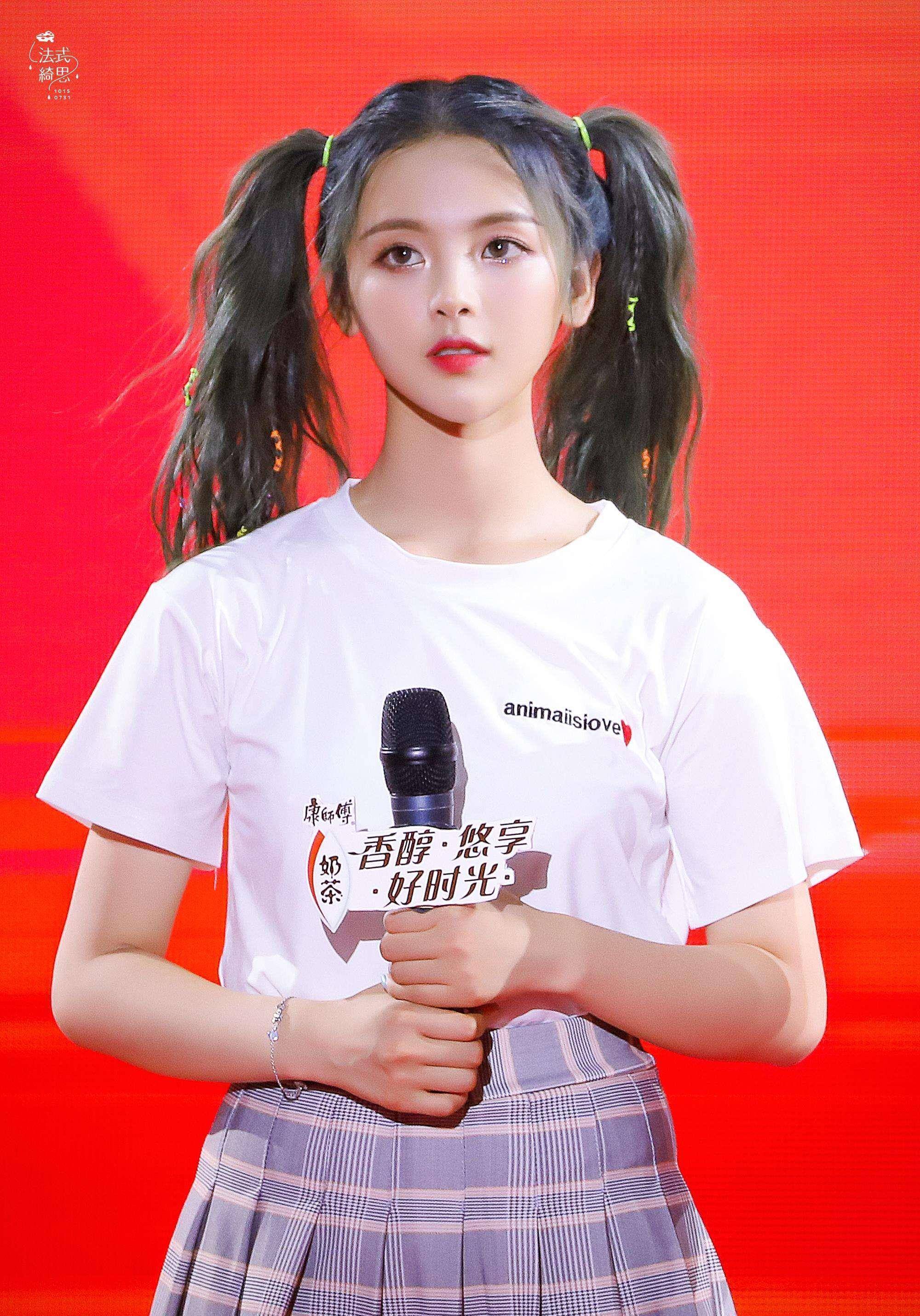 双马尾堪称最心机的减龄发型,angelababy,杨幂扎上辣妈变少女了_step