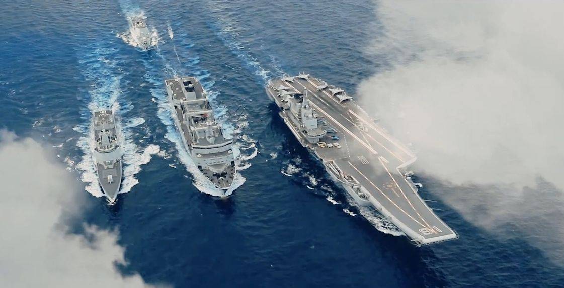 菲律宾挑衅的代价来了,山东舰编队封锁的信号:美国救不了你_航母_中国
