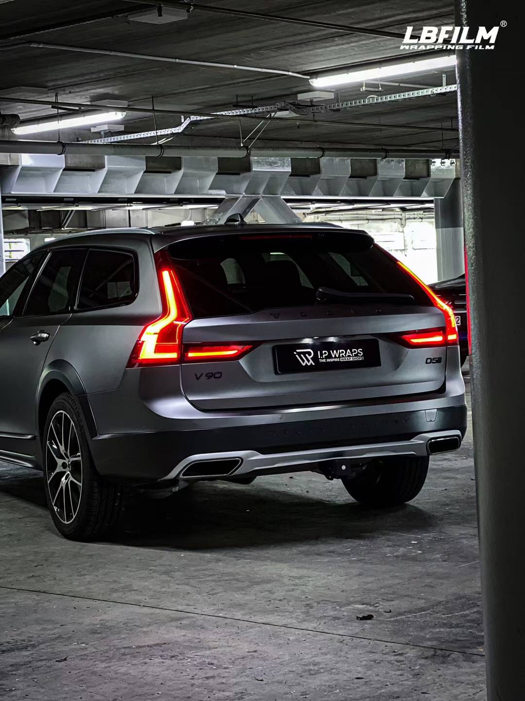 沃尔沃v90-lb改色膜原厂漆山灰,霸气十足的颜色_搜狐汽车_搜狐网