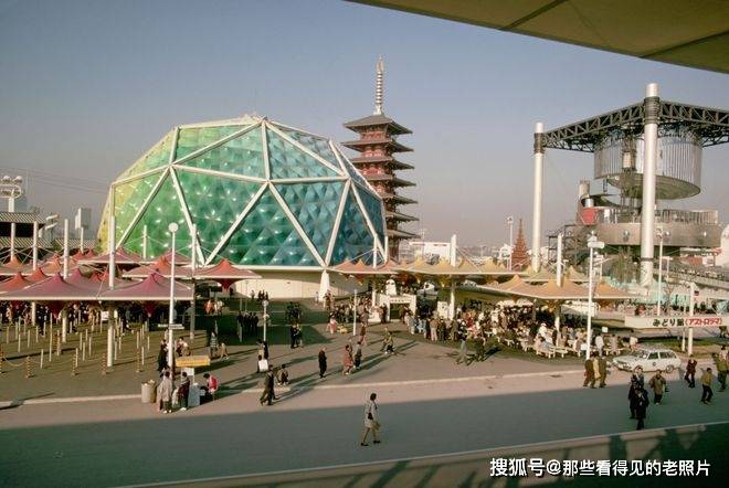 老照片 1970年日本大阪世博会 各式各样的现代化建筑_世界_圆顶_结构