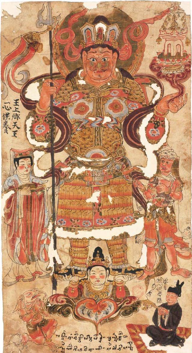 毗沙门天:战神兼财神的两面性,却由他着虎皮,持宝鼠的儿子实现_李靖