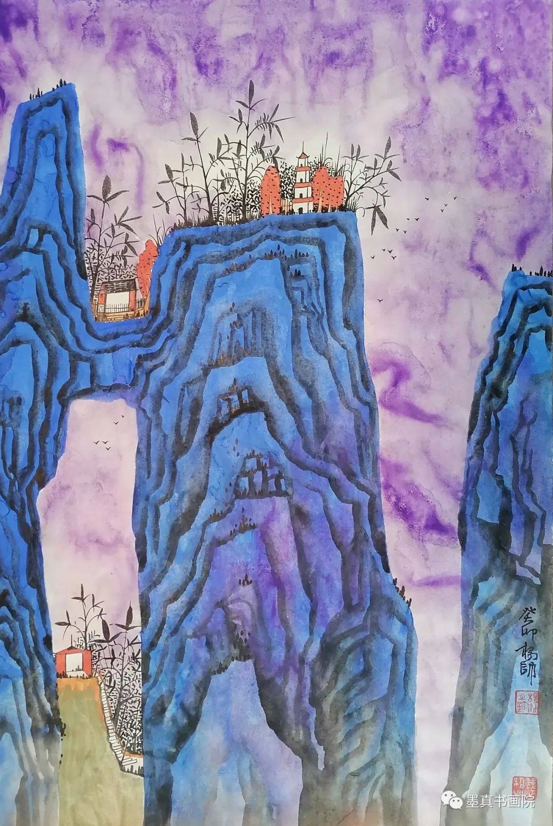 展讯| 精神家园一荆贵家 ,杨帅中国画作品展_发展_艺术_青州